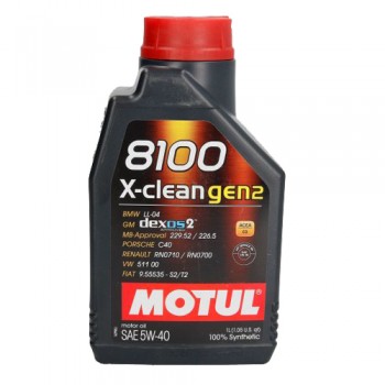 Моторно масло MOTUL 8100 X-CLEAN GEN2 5W40 1 литър