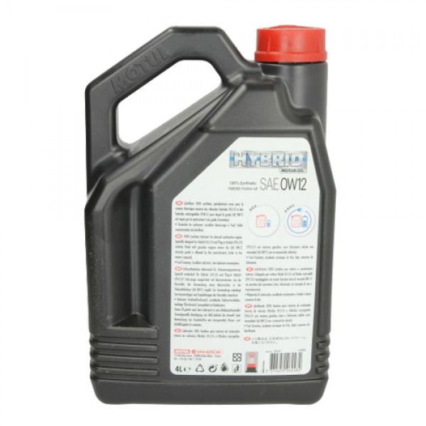 Моторно масло MOTUL HYBRID 0W12 4 литра