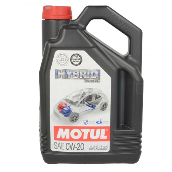 Моторно масло MOTUL HYBRID 0W20 4 литра