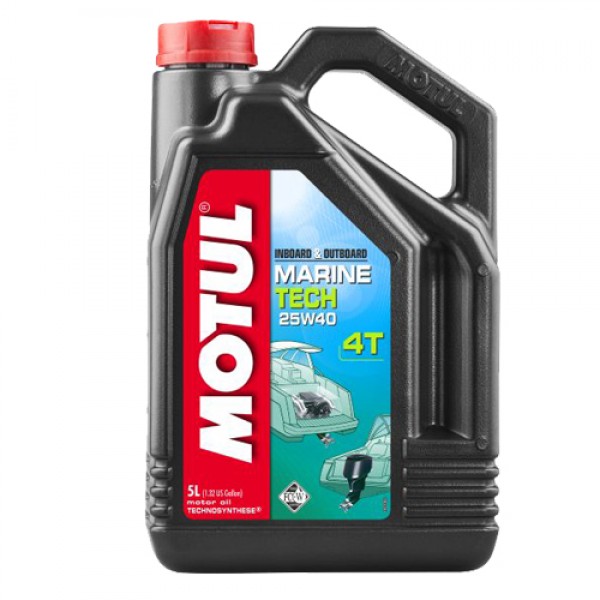 Моторно масло MOTUL MARINE TECH 4T 25W40 5 литра