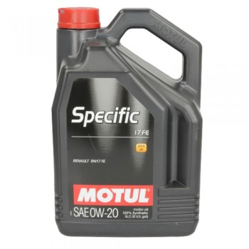 Моторно масло MOTUL SPECIFIC 17 FE 0W20 5 литра