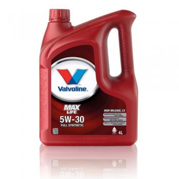 Моторно масло VALVOLINE MAXLIFE 5W30 C3 4 литра