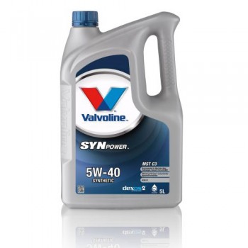Моторно масло VALVOLINE SYNPOWER MST C3 5W40 5 литра