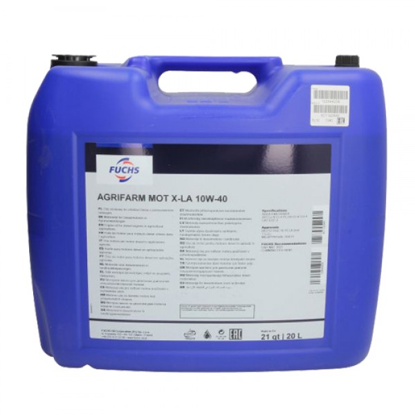Моторно масло FUCHS AGRIFARM MOT X-LA 10W40 20 литра