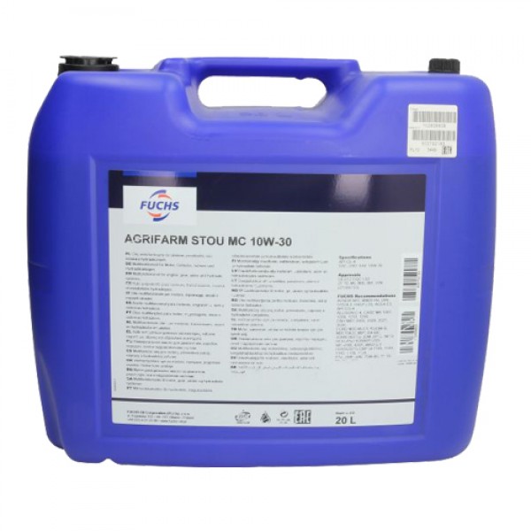 Моторно масло FUCHS AGRIFARM STOU MC 10W30 20 литра