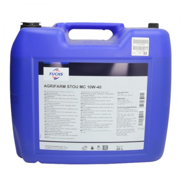 Моторно масло FUCHS AGRIFARM STOU MC10W40 20 литра