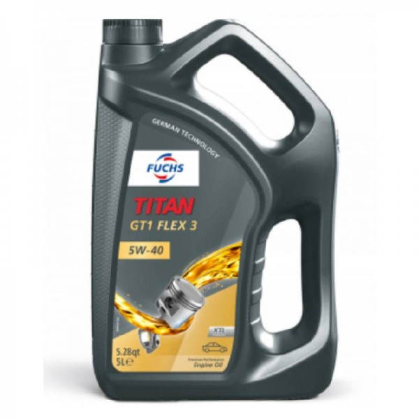FUCHS TITAN GT1 FLEX 3 5W-40 5L моторно масло