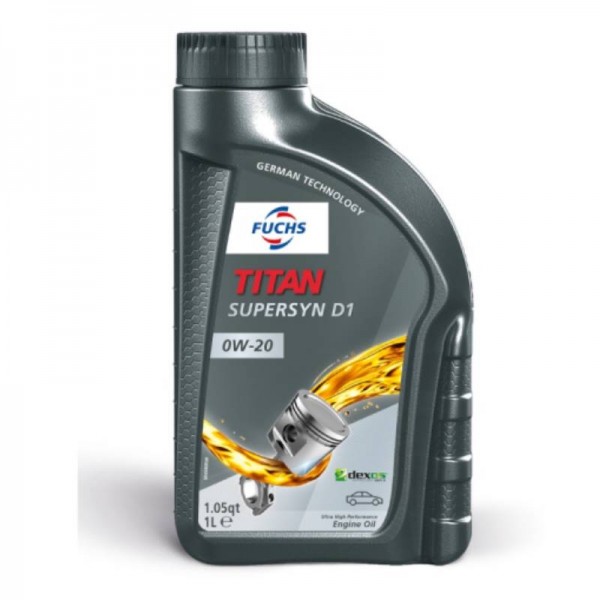 FUCHS TITAN SUPERSYN D1 0W-20 1L моторно масло