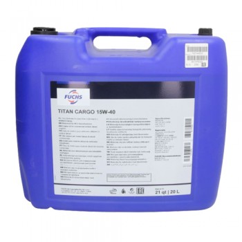 Моторно масло FUCHS TITAN CARGO 15W40 20 литра