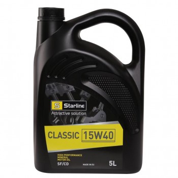 МОТОРНО МАСЛО STARLINE CLASSIC 15W-40 5 литра
