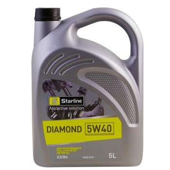 МОТОРНО МАСЛО STARLINE DIAMOND 5W-40 5 литра