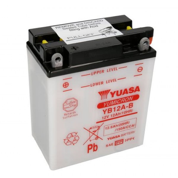 Акумулатор YUASA 12.6Ah,150A L+