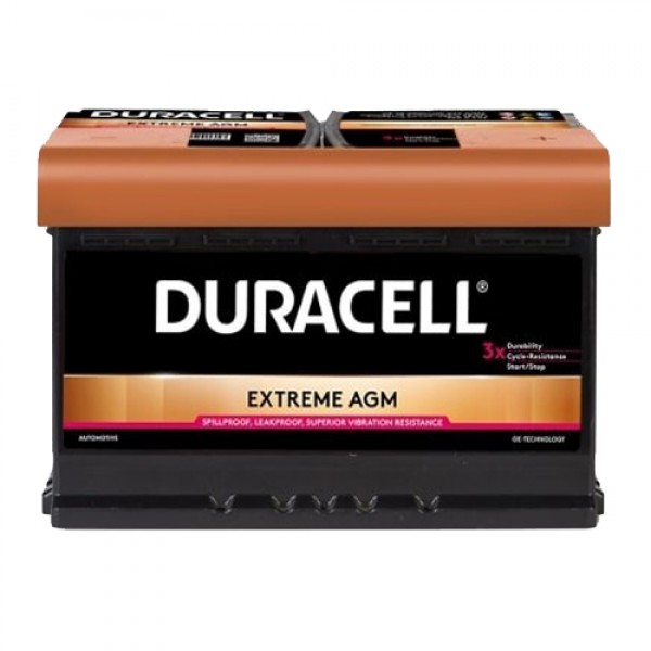 Акумулатор Duracell Extreme AGM 12V 70Ah