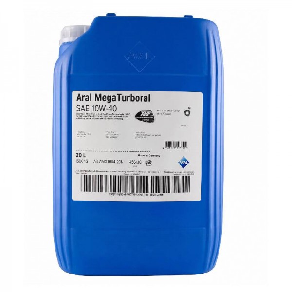 Двигателно масло Aral MegaTurboral 10W-40 20L