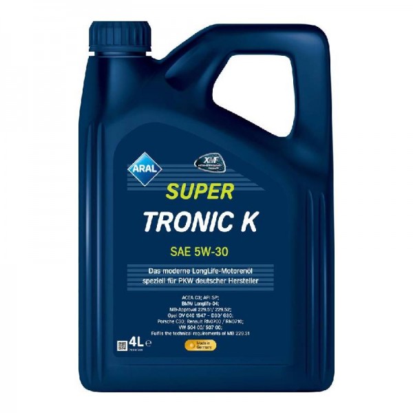 Двигателно масло Aral SuperTronic K 5W-30 4L