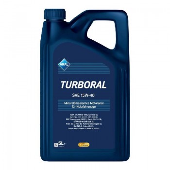 Двигателно масло Aral Turboral 15W-40 5L