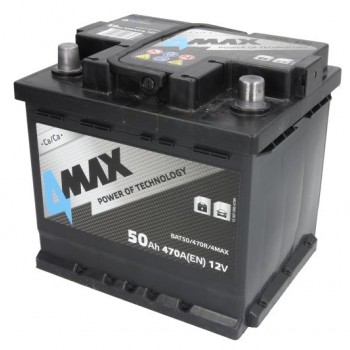 Акумулатор 4MAX 50Ah/470A R+