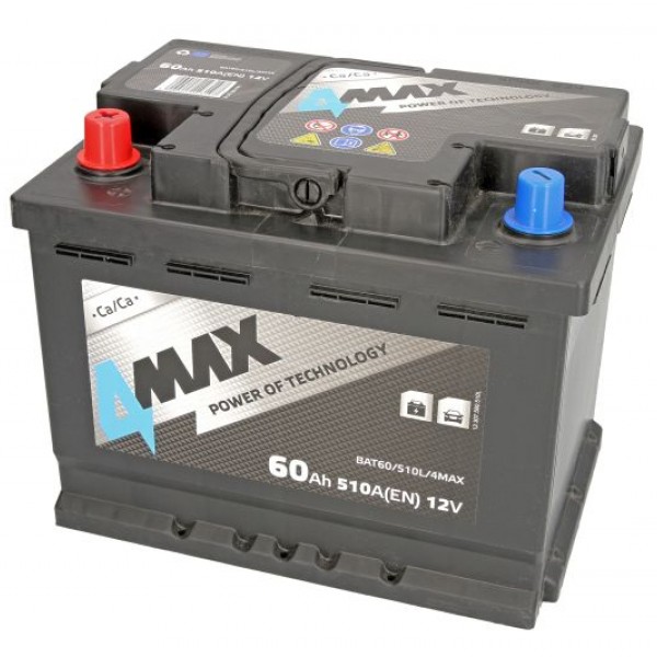 Акумулатор 4MAX 60Ah/510A L+
