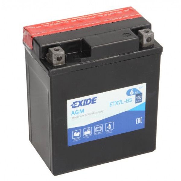 Акумулатор EXIDE 6Ah,100A R+