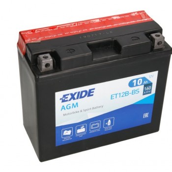 Мото акумулатор EXIDE 10Ah,160A L+