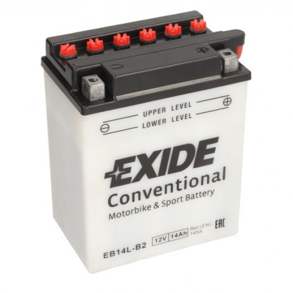 Мото акумулатор EXIDE 14Ah,145A R+