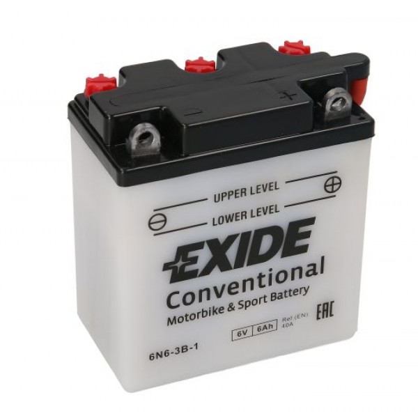 Мото акумулатор EXIDE 6V.6Ah.40A R+