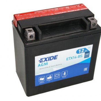 Мото акумулатор EXIDE 12Ah.200A L+