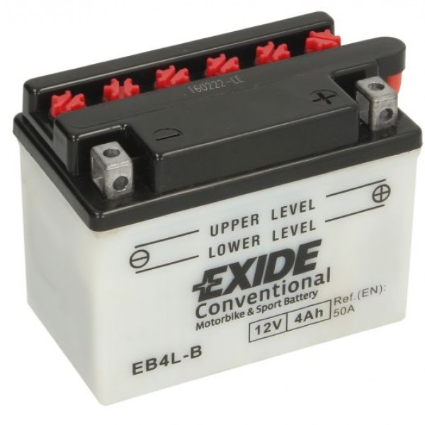 Мото акумулатор EXIDE 4Ah,50A R+