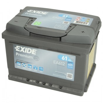 Акумулатор EXIDE 61Ah.600A R+