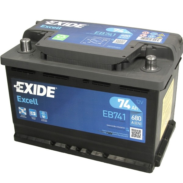 Акумулатор EXIDE 74Ah.680A L+