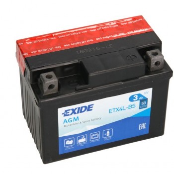 Мото акумулатор EXIDE 3Ah.50A R+