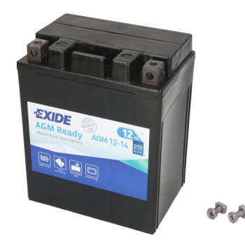 Мото акумулатор EXIDE 12Ah,210A R+