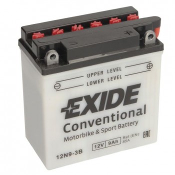 Мото акумулатор EXIDE 9Ah.85A R+