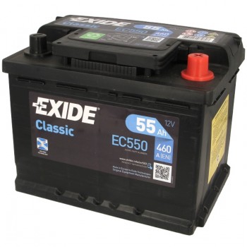 Акумулатор EXIDE 55Ah,460A R+