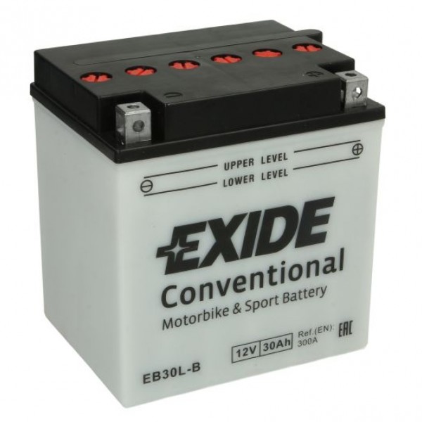 Мото акумулатор EXIDE 30Ah 300A R+