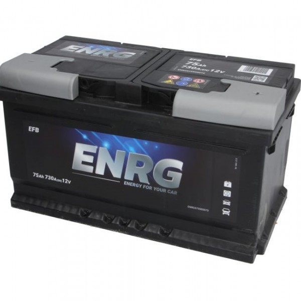 Акумулатор ENRG 75Ah/730A R+