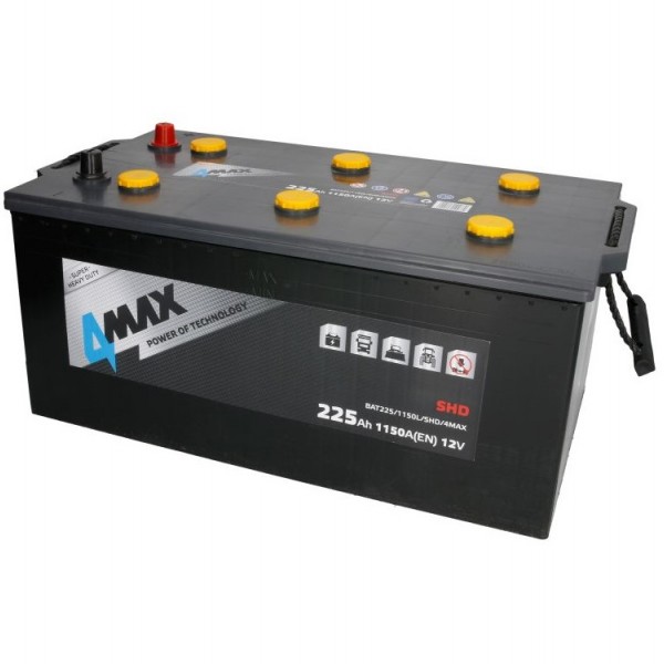 Акумулатор 4MAX SHD 225Ah/1150A L+