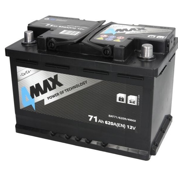 Акумулатор 4MAX 71Ah/620A R+