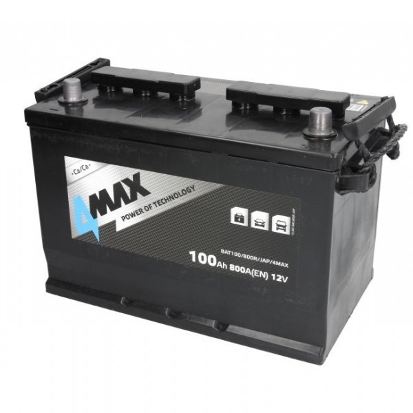 Акумулатор 4MAX 100Ah/800A R+