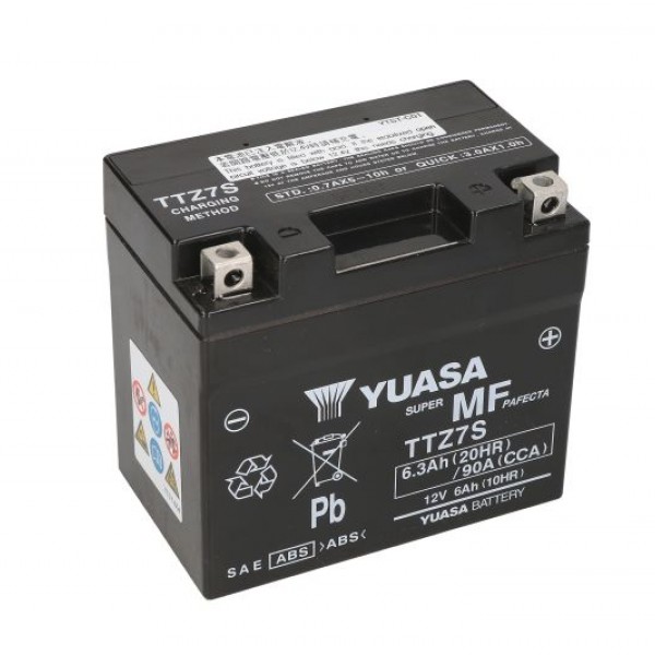 Акумулатор YUASA 6.3Ah,130A R+