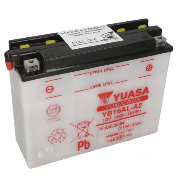Акумулатор YUASA 16.8Ah,210A R+
