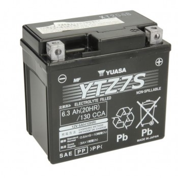 Акумулатор YUASA 6.3Ah,130A R+