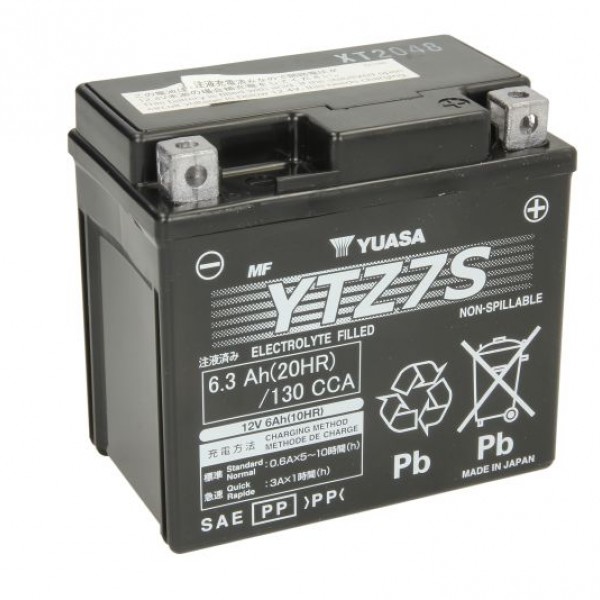 Акумулатор YUASA 6.3Ah,130A R+