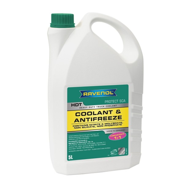Антифриз RAVENOL HDT Heavy Duty Truck Cool. Concentrate 5л.