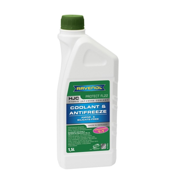 Антифриз RAVENOL HJC Hybrid Japanese Coolant Concentrate FL22 1.5л.