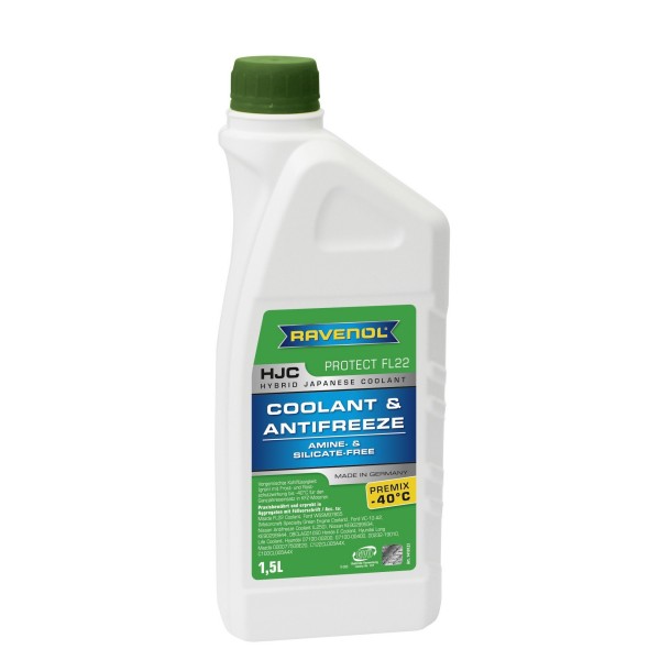 Антифриз RAVENOL HJC Hybrid JC Premix FL22 -40°C 1.5л.