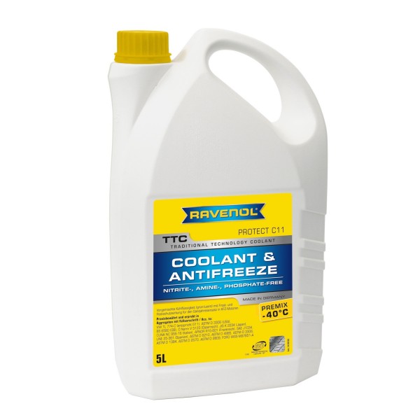 Антифриз RAVENOL TTC Premix -40°C C11 5л.
