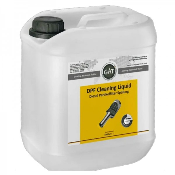 GAT DPF Cleaning Liquid 5L течност за почистване на DPF