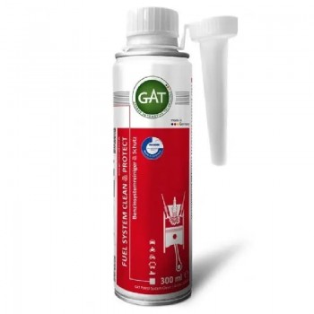 Добавка за почистване на бензинова система GAT Fuel System Clean & Protect 300 мл