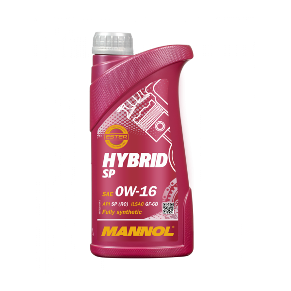 Моторно масло MANNOL Hybrid SP 0W-16 1 литър